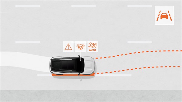 Dacia Bigster - Υποβοήθηση διατήρησης λωρίδας