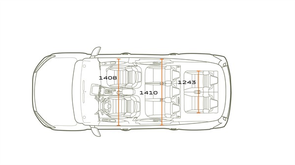 Διαστάσεις του Dacia Jogger