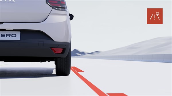 Υποβοήθηση διατήρησης λωρίδας - Dacia Sandero