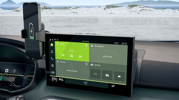 Αξεσουάρ για το Dacia Sandero Stepway - YouClip – ασύρματος (επαγωγικός) φορτιστής smartphone 