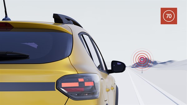 Dacia Sandero Stepway - αναγνώριση πινακιδίων οδικής κυκλοφορίας