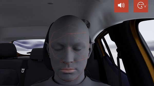 Dacia Sandero Stepway - κάμερα αναγνώρισης σημαδιών κόπωσης οδηγού