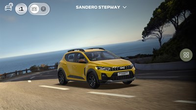Dacia Sandero Stepway - εικονική πραγματικότητα 