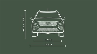 New Jogger front-end dimensions