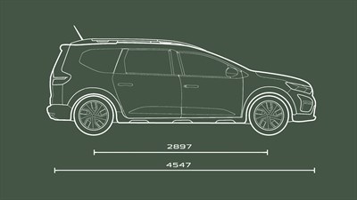 New Jogger side dimensions