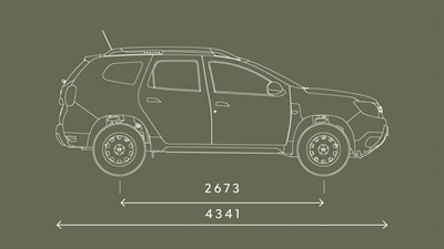 New Duster side dimensions