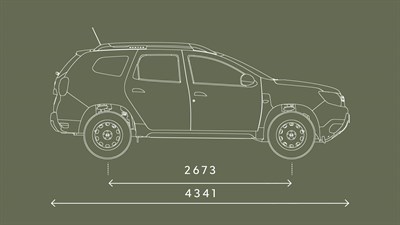 New Duster side dimensions
